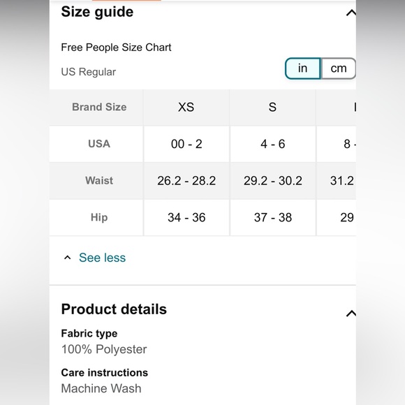 Free People Normani Bias Cut Maeve skirt size 4 - Picture 4 of 6